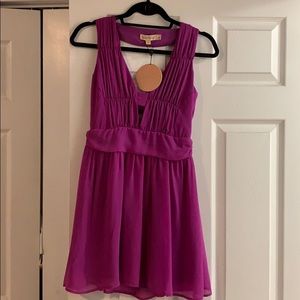 Magenta party dress